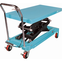 Table &eacute;l&eacute;vatrice robuste &agrave; ciseaux hydraulique, 48" lo x 24" la, Acier, Capacit&eacute; 1545 lb Ontario Safety Products