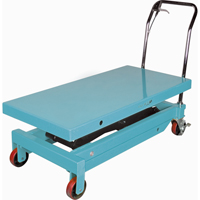 Table &eacute;l&eacute;vatrice robuste &agrave; ciseaux hydraulique, 48" lo x 24" la, Acier, Capacit&eacute; 1545 lb Ontario Safety Products