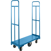 U-Boat Platform Truck, 48" L x 18" W, 1500 lbs. Capacity, Rubber Casters MK970 | Ontario Safety Product
