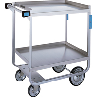 Chariots robustes &agrave; ch&acirc;ssis en U, 2 Tiers, 19-3/8" la x 34-1/2" h x 32-5/8" p, Capacit&eacute; 700 lb Ontario Safety Products