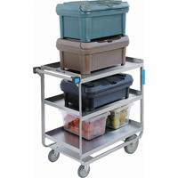 Heavy-Duty U Frame Carts, 3 Tiers, 19" W x 34-1/2" H x 33" D, 700 lbs. Capacity MK973 | Ontario Safety Product