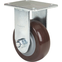 Caster, Rigid, 4" (101.6 mm), Polyurethane, 440 lbs. (199.58 kg.) Ontario Safety Products