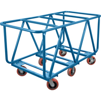 Chariot à plateforme pour matériaux de construction, 60" x 30" x 33", Capacité 2500 lb ML141 | Ontario Safety Product