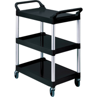 Service Cart, 3 Tiers, 19" x 38" x 34", 200 lbs. Capacity ML364 | Ontario Safety Product