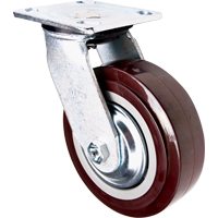 Caster, Swivel, 6" (152.4 mm), Polyurethane, 850 lbs. (385 kg.) ML399 | Ontario Safety Product