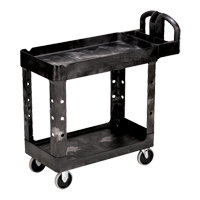 Heavy Duty Utility Cart - 4500-88, 2 Tiers, 17-1/8" x 33-1/4" x 39", 500 lbs. Capacity ML448 | Ontario Safety Product