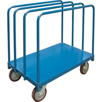 Single Level Rails Heavy-Duty Panel Mover Truck, 48" x 30" x 45", 2500 lbs. Capacity Ontario Safety Products