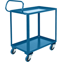 Ergonomic Shelf Truck, 800 lbs. Capacity, Steel, 20" W x 37" H x 32" D, Lip Up Ontario Safety Products