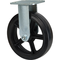 Mold-on Caster, Rigid, 8" (203.2 mm), Rubber, 660 lbs. (299 kg.) ML853 | Ontario Safety Product