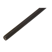 Threaded Rod, 1/4"-20, 36" L, Plain, Grade B-7 Grade MMT193 | Ontario Safety Product