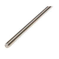 Threaded Rod, 1/4"-20, 36" L, Stainless Steel, Grade 18-8 Grade MMT209 | Ontario Safety Product