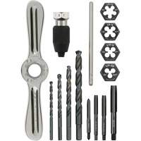 Tap and Die Set with Hex-Lok 2-in-1 Handle, 15 Pieces Ontario Safety Products