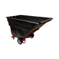 Tilt Truck, Polyethylene, 1-1/2 cu. yd., 1200 lbs. Load Capacity Ontario Safety Products