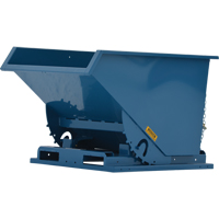 Self-Dumping Hopper, Steel, 2 cu.yd., Blue MN964 | Ontario Safety Product