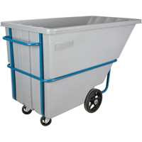 Tilt Truck, Polyethylene, 1.1 cu. yd., 2000 lbs. Load Capacity Ontario Safety Products