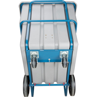 Chariot basculeur en acier, Polyéthylène, 1,1 vg³, Capacité de charge de 2000 lb MN983 | Ontario Safety Product