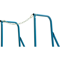 Trailer Access Rolling Ladder with Rails, 4 Steps, 22" Step Width, 37" Platform Height, Steel Ontario Safety Products