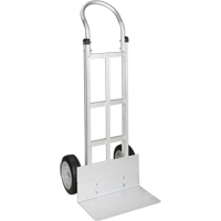 Knocked Down Hand Truck, Continuous Handle, Aluminum, 48" Height, 500 lbs. Capacity MO077 | Ontario Safety Product