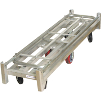 U-Boat Platform Truck, 59-1/2" L x 16" W, 1750 lbs. Capacity, Polyurethane Casters MO095 | Ontario Safety Product