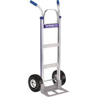Cobra-Lite Hand Truck - 410-T14-P, Dual Handle, Aluminum, 49" Height, 600 lbs. Capacity MO172 | Ontario Safety Product