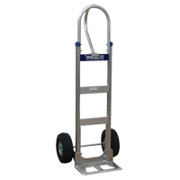 Cobra-Lite Hand Truck - 410-T14-P, P-Handle Handle, Aluminum, 52" Height, 600 lbs. Capacity MO173 | Ontario Safety Product