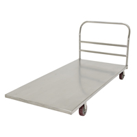 Platform Truck, 72" L x 36" W, 2000 lbs. Capacity, Polyurethane Casters MO521 | Ontario Safety Product