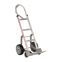 Self-Stabilizing Hand Truck, P-Handle Handle, Aluminum, 55'' Height, 500 lbs. Capacity MO527 | Ontario Safety Product