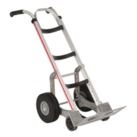 Self-Stabilizing Hand Truck, Dual Handle, Aluminum, 55'' Height, 500 lbs. Capacity Ontario Safety Products
