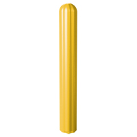 Ribbed Bollard Cover, 4" Dia. x 56" L, Yellow MO740 | Ontario Safety Product