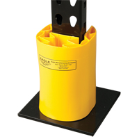 Polyethylene Rack Guard, 5" W x 6" L x 8" H, Yellow MO762 | Ontario Safety Product