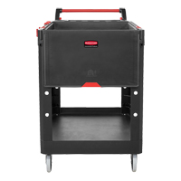 Heavy-Duty Adaptable Utility Cart, 2 Tiers, 25-1/5" x 36" x 51-1/2", 500 lbs. Capacity MO796 | Ontario Safety Product