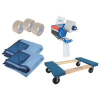 Moving Kit, Wood Frame, 18" W x 30" L, 1000 lbs. Capacity MO801 | Ontario Safety Product