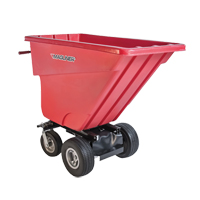 Motorized Tilt Truck, 13,5 pi³ Capacity, 45" H x 27" W x 68" D Ontario Safety Products