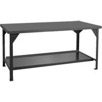 Heavy-Duty Workbench, 48" W x 30" D x 34" H, 4000 lbs. Capacity MO950 | Ontario Safety Product