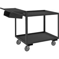 Chariot de pr&eacute;paration de commande, 40-1/4" h x 24-1/4" la x 52-3/8" p, 2 Tablettes, Capacit&eacute; 1200 lb Ontario Safety Products
