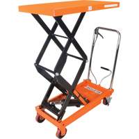 Hydraulic Scissor Lift Table, 35-3/4" L x 19-3/4" W, Steel, 770 lbs. Capacity MP007 | Ontario Safety Product