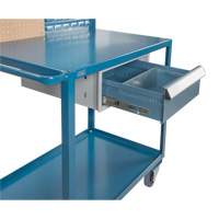 Mobile Service Cart, 2 Tiers, 24" W x 57" H x 40" D, 1200 lbs. Capacity Ontario Safety Products