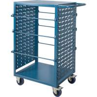 Mobile Wire Spool Cart, Steel, 6 Rod, 21" W x 48" H x 38" D, 1200 lbs. Capacity Ontario Safety Products