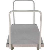 Heavy Duty Plastic Platform Truck, 60" L x 30" W, 3000 lbs. Cap., Polyurethane Wheels Ontario Safety Products