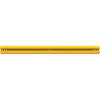 SlowStop<sup>®</sup> FlexRail Guard Rail, Polycarbonate, 157-1/2" L x 13-3/4" H, Yellow MP188 | Ontario Safety Product