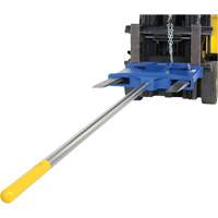 Forklift Carpet Pole, 120-1/2" Length, Fork Mount, 2200 lbs. Capacity MP201 | Ontario Safety Product