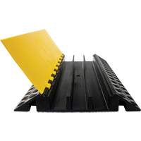 Powerhouse™ Heavy-Duty Straight Cable Protector, 3 Channels, 36" L x 19.75" W x 3" H MP315 | Ontario Safety Product