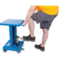 Table de travail hydraulique, 18'' lo x 18'' la, Acier, Capacit&eacute; 500 lb Ontario Safety Products