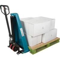 Manual Scissor Skid Lift, 27" L x 45-1/4" W, Steel, 3300 lbs. Capacity MP566 | Ontario Safety Product