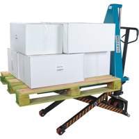 Manual Scissor Skid Lift, 27" L x 45-1/4" W, Steel, 3300 lbs. Capacity MP566 | Ontario Safety Product