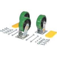 H Series Self-Dumping Hopper Caster Kit Ontario Safety Products