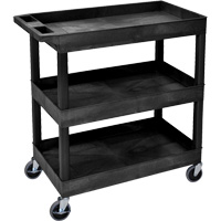 Tub Cart, 3 Tiers, 35-1/4" x 36-1/4" x 18", 300 lbs. Capacity MP806 | Ontario Safety Product