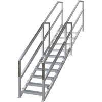 SmartStairs™ 6-10 Steps Modular Construction Stair System, 75" H x MP920 | Ontario Safety Product