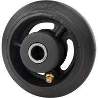 Mold-On Rubber Wheel, 4" (102 mm) Dia. x 1-1/2" (38 mm) W, 350 lbs. (158 kg.) Capacity Ontario Safety Products