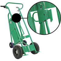 Powered Drum Hand Truck with Pneumatic Wheels Ontario Safety Products